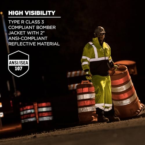 Ergodyne Hi Vis Bomber Safety Jacket - Image 6