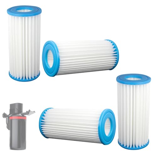 Image of 4 Pack Micron Filter Cartridges Compatible with Marineland Magnum ML90770 | Compatible with Marineland Magnum ML90770 & Magnum Canister Filters, Freshwater & Saltwater Aquarium Water Polishing