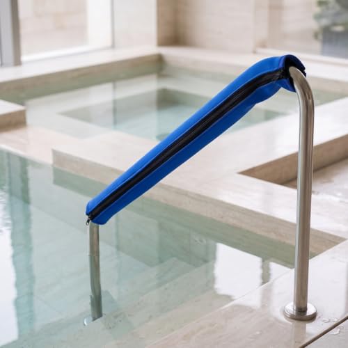 Protector de pasamanos antideslizante y funda resistente para escaleras de piscina 5