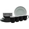 Elevate Your Dining Experience: Buy the Noritake ColorTrio Graphite 16-Piece Porcelain Set in Stunning Multicolor! – Noritake
