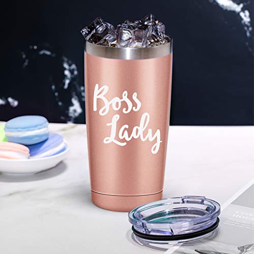 Boss Lady Gifts, Boss Day Gifts For Women -20Oz Travel Tumbler Christmas, Birthday Gifts For Boss Mom,Manager Director Friends #TOP3