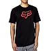 Fox Men's Legacy Head Short Sleeve T-Shirt, Black/Red, 2X-Large