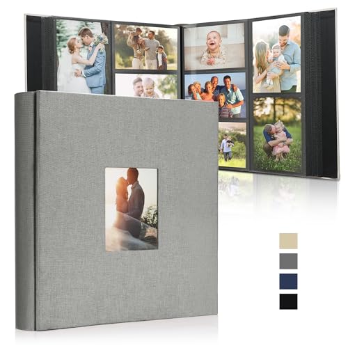 DazSpirit Großes Fotoalbum Einsteckalbum für 1000 Fotos (10x15 cm) - Leinenbindung, Personalisierbar, Ideal für Familie, Hochzeiten, Reisen & Baby-Erinnerungen, Fotobuch zum Einstecken, Schwarz DazSpirit Großes Fotoalbum Einsteckalbum für 1000 Fotos (10x15 cm) - Leinenbindung, Personalisierbar, Ideal für Familie, Hochzeiten, Reisen & Baby-Erinnerungen, Fotobuch zum Einstecken, Schwarz