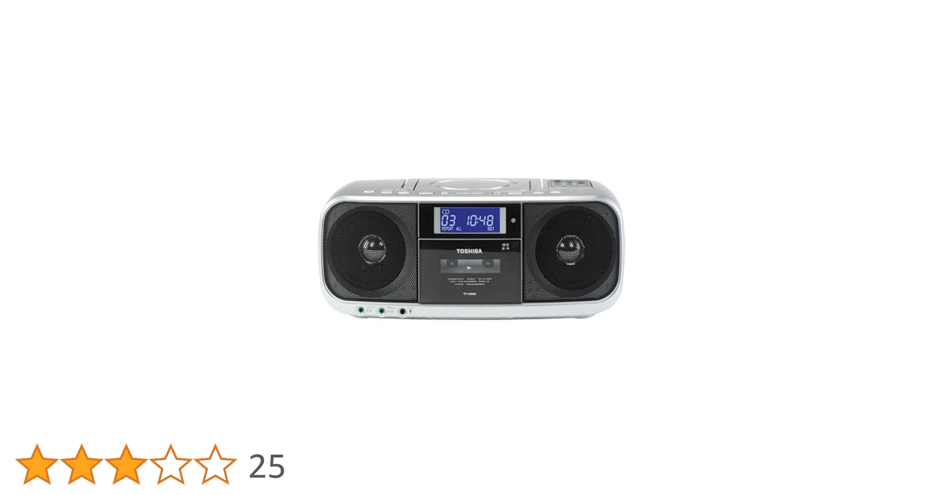 TOSHIBA CD/AM/FM ラジオ カセットテープレコーダー 東芝CDラジオカセットレコーダー - メルカリ