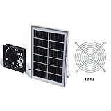 Kit di ventilatori solari resistenti alle intemperie da 6,5 W con pannello monocristallino...