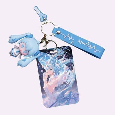 Amazon.co.jp: XZCWGL 初音ミク パスケース ICカードケース 学生証