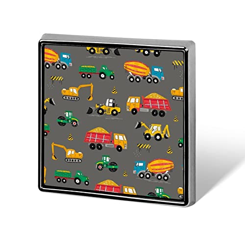 Construction Machines Building Square Lapel Pin Brooch Badge Tie Jewelry Art Decoration For Clothing Bags Hat #TOP21