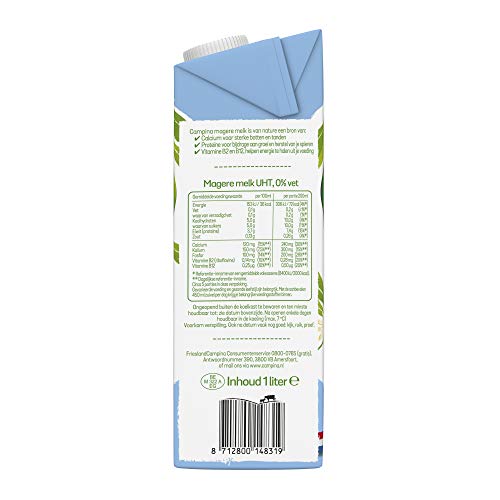Campina Langlekker Magere Melk 0% Vet 6 x 1 L - Image 4