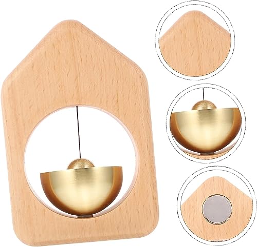 Image of White Angel House Warming Gifts Aesthetic Home Decor Door Bell Without Wire Wind Chime House Decoration Items for Living Room Gift Items (House Shape Aesthetic japanes Door Bell)