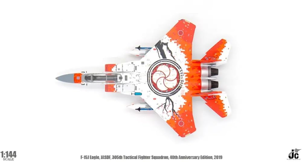 JCW 航空自衛隊第305飛行隊　40周年記念塗装F-15J 1/144 金属 Amazon | JCW 1/144 F-15J 航空自衛隊 第305飛行隊 創設40周年