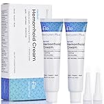 Recuren Plus Hemorrhoids Treatment Hemorrhoid & Fissure Cream Fast Acting Hemorrhoid Cream and Healing Formula for Itching Swelling Bleeding Burning and Maximum Pain Relief 30g, 2 Pack