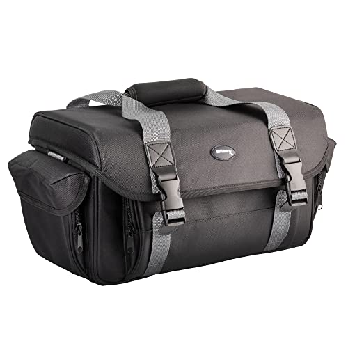 Ultimaxx Large Water Resistant Gadget Bag With Dual Buckles & Pockets For Sony,Nikon, Canon, Olympus, Pentax, Panasonic, Samsung & Many More Slr Cameras & Camcorders #TOP2