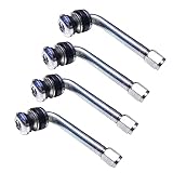 Número de modelo: Ypqzw90dy6 Válvula de control de automóvil 4pcs / lot Ypqzw90dy6 7.15cm 2.5 Válvula de neumático cromado Tallos de ángulo de 90 grados SG, Varios modelos