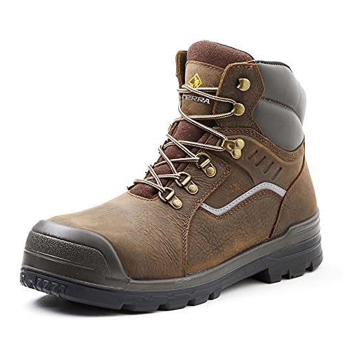 Terra Men's 6-Inch Condor Composite Toe Waterproof Puncture-Resistant Industrial Boot