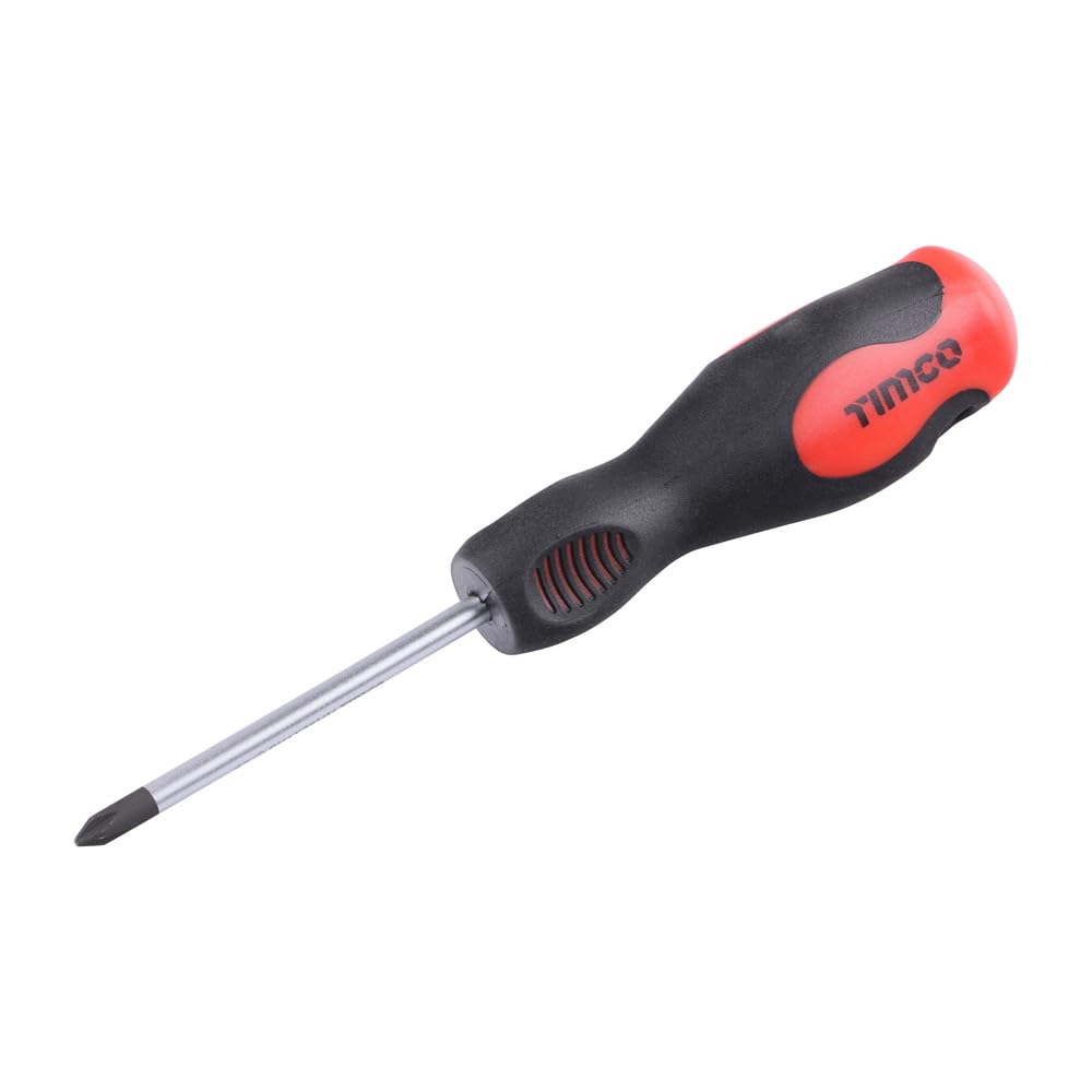Timco Black Screwdriver - Phillips - Ph1 X 75Mm