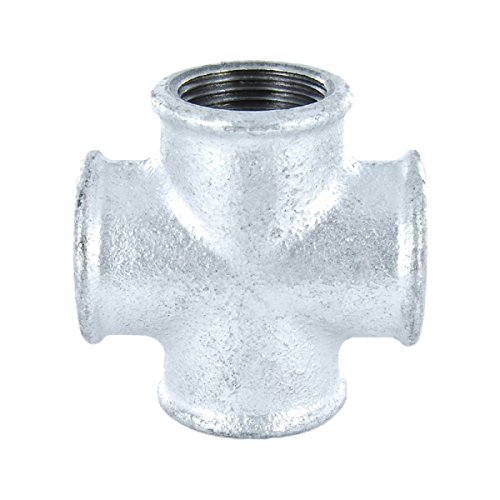 Preisvergleich Produktbild Kreuzstück Gewindefitting Temperguss verzinkt - IG - 3 / 4"