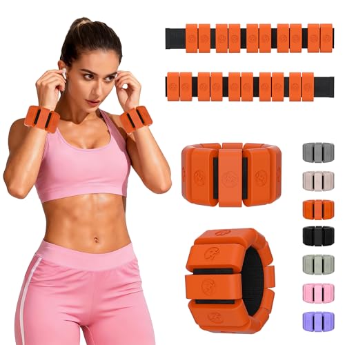 Poids de poignet réglables de 0,9 kg en coloris Bisque pour sport