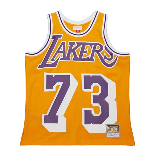 Camiseta Mitchell & Ness Dennis Rodman LA Lakers 1998 Waxxed Out en color negro