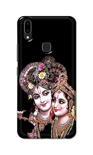 Image of PRINTFIDAA� Printed Hard Back Cover Case for Vivo V9 | V9 Youth | Vivo Z1 | Vivo Y89 Back Cover (Radha Krishna) -2808