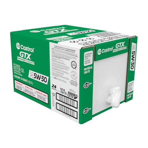 Castrol GTX High Mileage 5W-30 Aceite para Motor Sintético 6 Galones
