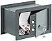 BURG-WÄCHTER Wandtresor mit Schlüssel, 10,6 l, 9,98 kg, Pure-Safe PSW 120 K, Anthrazit, Außen: 254 x 360 x 195 (HxBxT)