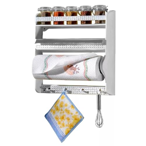 El Mejor Listado de Portarrollos de cocina los 10 mejores. 42 Italhome Portarrollos De Cocina con Soporte para Especias