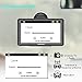 AWESAFE GPS para Coche de 7 Pulgadas Pantalla con Bluetooth, Negro