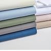 CANNON Heritage Solid Sheet Set Blue Polyester 4-Piece Twin Sheet Set, Solid Color Themed, for Men and Women, Oeko-TEX Certified Confidence