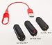 Go-Tcha Super-Charger, cable de carga USB mejorado y cerrado con montura para...