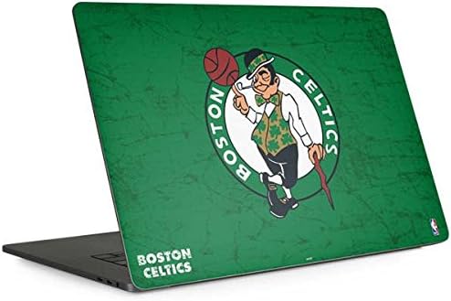 Skinit Decal Laptop Skin Compatible with MacBook Pro 15-inch with Touch Bar (2016-19) - Officially Licensed NBA Boston Celtics Green Primary Logo Design