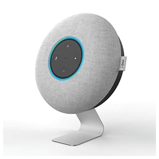 Portable Speaker Dock, i-box Audio Dock for Amazon Alexa Echo Dot (2nd Generation), Echo Dot 2nd Generation Speaker Dock (Chalk)