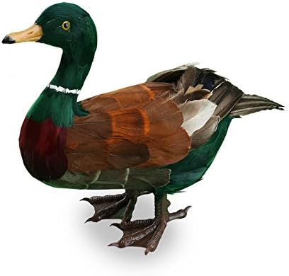 Factory Direct Craft Feathered Artificial Mallard Duck for Indoor Decor