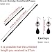 Grtheenumb 7 Pieces 1920s Flapper Great Accessories Set Fashion Roaring 20's Theme Set with Headband Headpiece Long Black Gloves Necklace Earrings for Women,