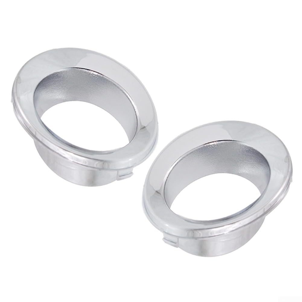 Nebelscheinwerferringe Chrom Zierleisten Ringe 51117127941 51117127942 für Mini R50 R52 R53 2002-2006 Dekorative Blende Paar Set