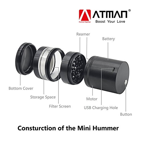 Atman E-grinder para hierba / tabaco