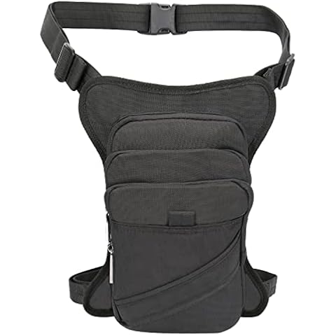 Larswon Bolsa de Pierna Impermeable con Varios Compartimentos Cover