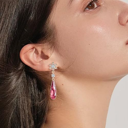 50% Off Austrian Crystal Teardrop Earrings for Women - $10.99