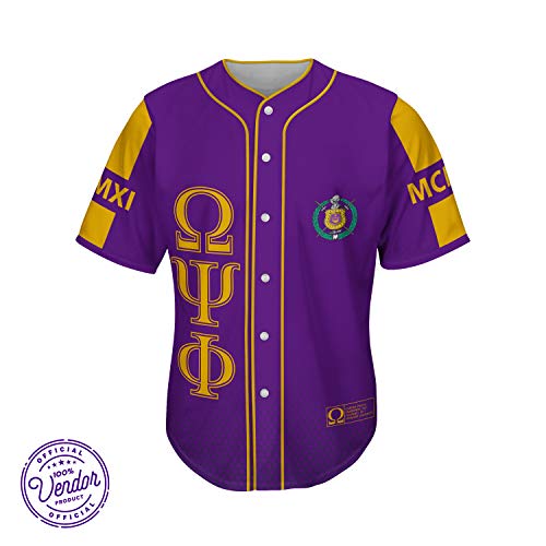 BBGreek Omega Psi Phi Fraternity Paraphernalia - Colección de camisetas de béisbol - Vendedor oficial miniatura 5