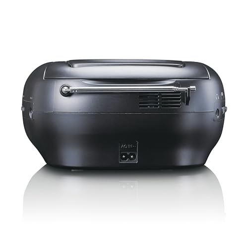 Lenco SCD-860 - Radio Cd Portatile - Radio Dab+ E Fm - Bluetooth - Lettore Cd Toploader - Display 2,4 Tft - Due Sveglie - 2 X 2 Watt Rms - 5 Tasti Di Memoria - Nero - 9