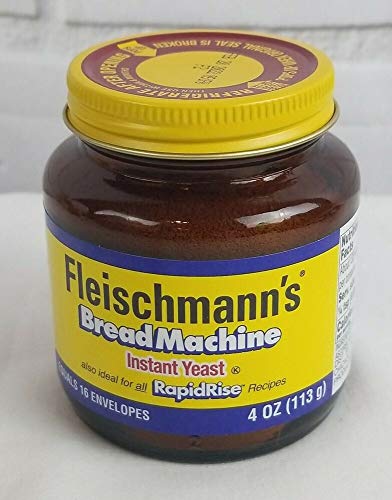 Classic Bread Machine Instant Yeast RapidRise 4 oz Jar. Exp 2022