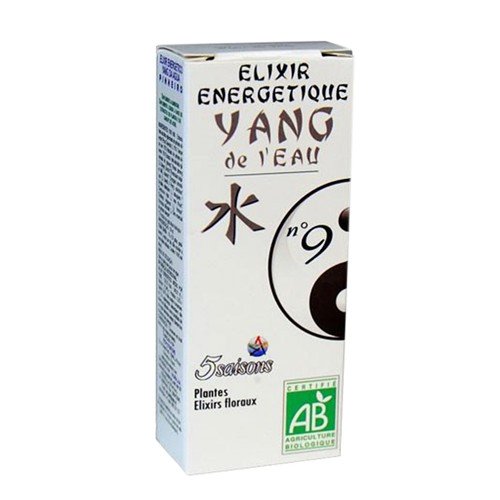 Laboratoire 5 saisons Elixir Énergétique Nu00b09 Yang de l'Eau Rein 50 ml