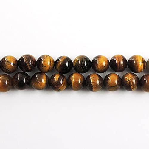 Perles oeil de tigre jaspe 12mm pour loisirs créatifs et ateliers colliers DIY