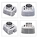 Top End Rebuild Kit Cylinder Piston Gasket 348cc Compatible with Yamaha Big Bear 350 87-99 & for Bruin 350 04-06 & for Grizzly 350 07-14 & for Moto-4 350 87-95 Replace 4GB-11638-00-00 1UY-11181-01-00