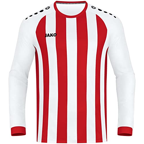 Non stirare sulla stampa JAKO Inter La Maglia da Calcio La, Bianco/Rosso Sportivo, XL Uomo