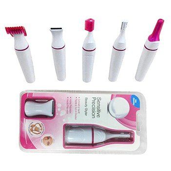 Maquina de Depilar e Aparar Pelos Facial Sobrancelha Nariz Orelha