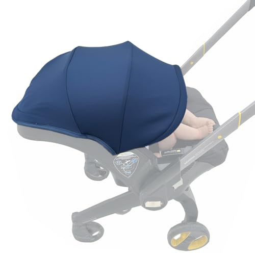 Stroller Accessories Replacement Canopy Compatible with Doona+ and Doona i Car Seats &amp; Strollers, Larger Sunshade, Durable Fabric (Blue)