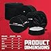 Gator Cases Protechtor Series Five Piece Padded Nylon Gig Bags for Fusion Style Drum Sets, Fits - 22
