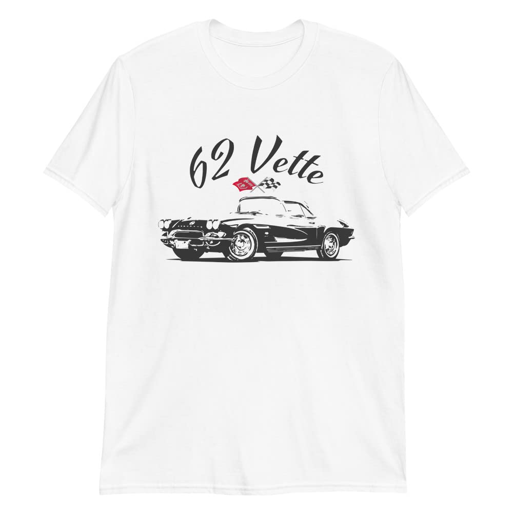 1962 'Vette C1 Classic Car 62 Vette T-Shirt White