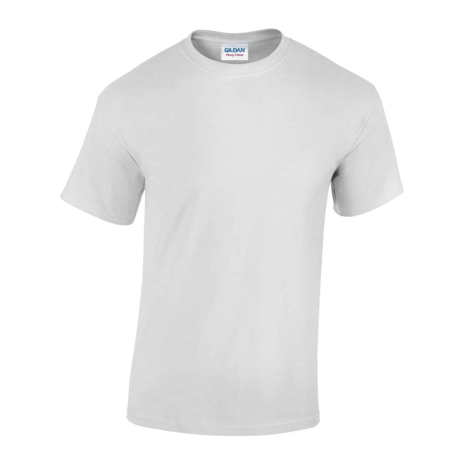 Gildan Heavy Cotton Herren T-Shirt – White, bis 5XL