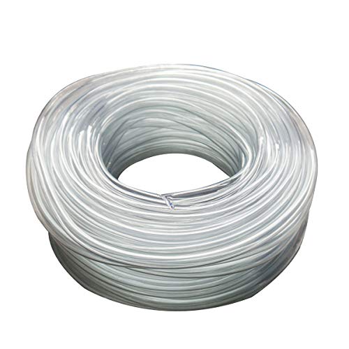 Shhjjpy Garden Irrigation Hose Micro Drip System Connecting Pipe Agriculture Lawn Garden Water System Hose for Garden Irrigation System,4/6mm140m